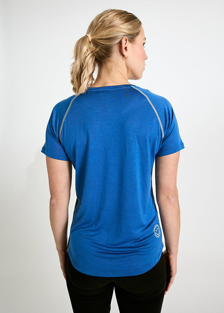 Wijld Sportshirt Fanny Damen Sport T-Shirt Dazzlingblue Lyocell