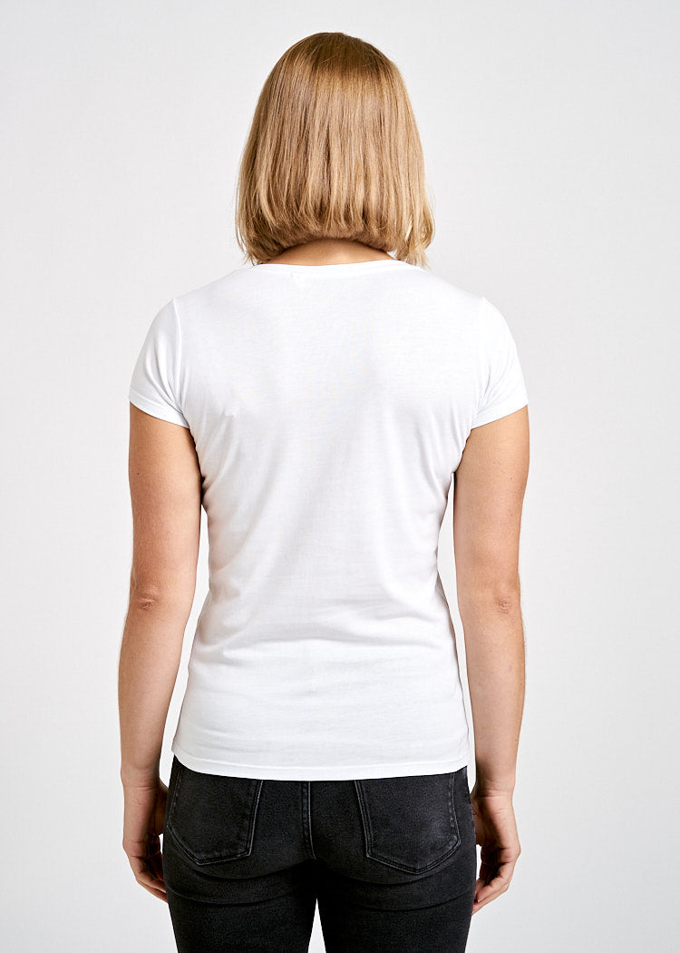 Wijld Woodshirt Sarah Leafshape Damen T-Shirt Relaxed Slim