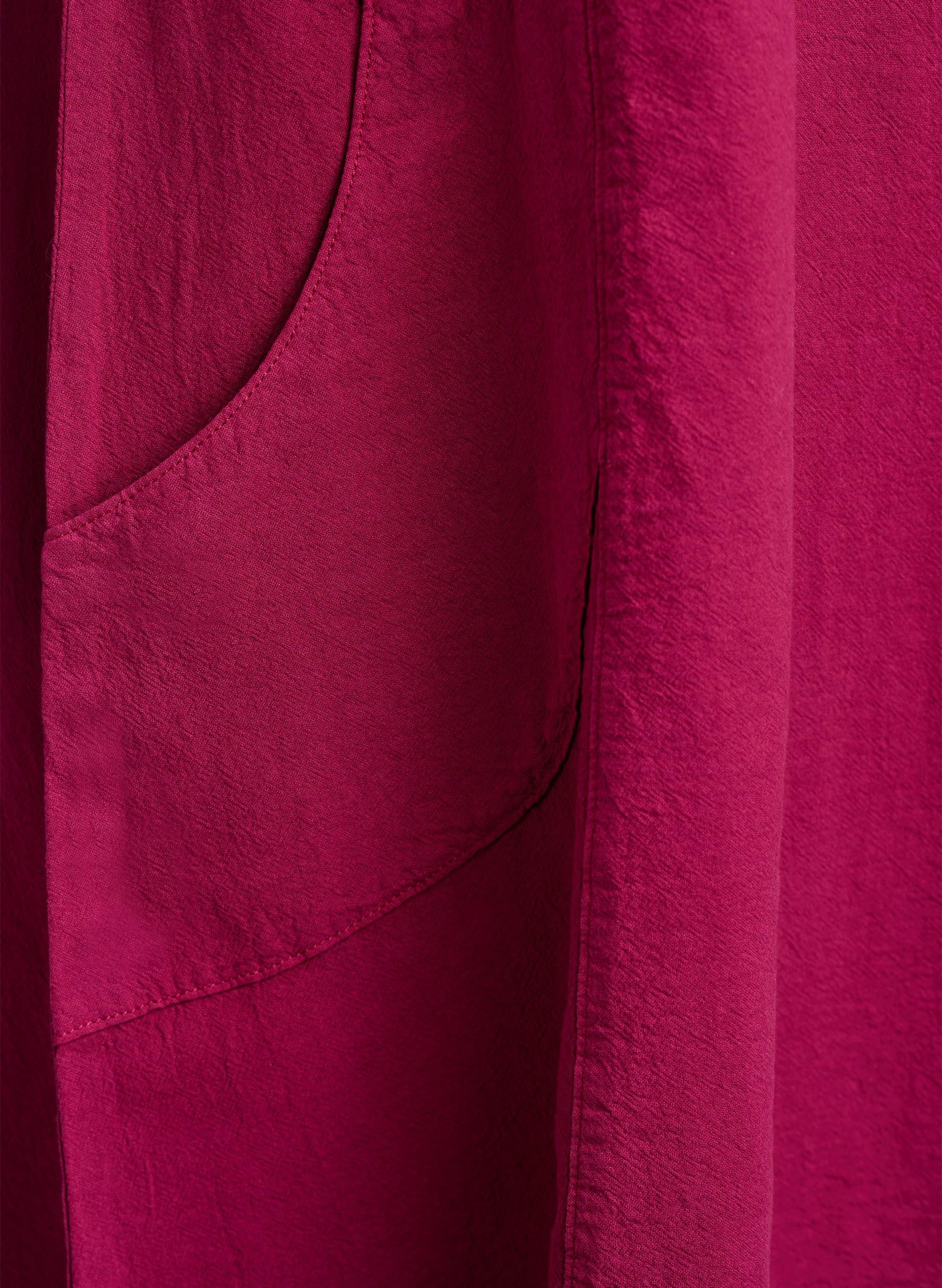 Zizzi Kleid Baumwolle Kurzarm V-Ausschnitt Große Größen