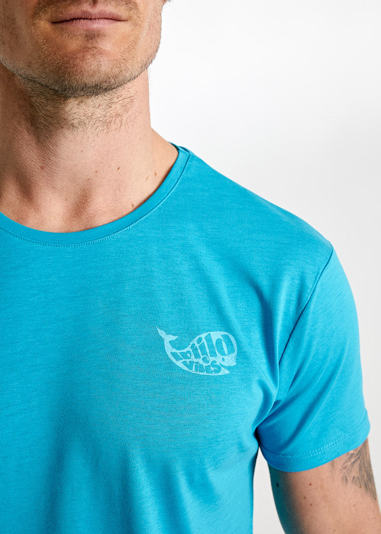 Wijld WoodShirt Alex Herren T-Shirt Lilwhale Print Lyocell