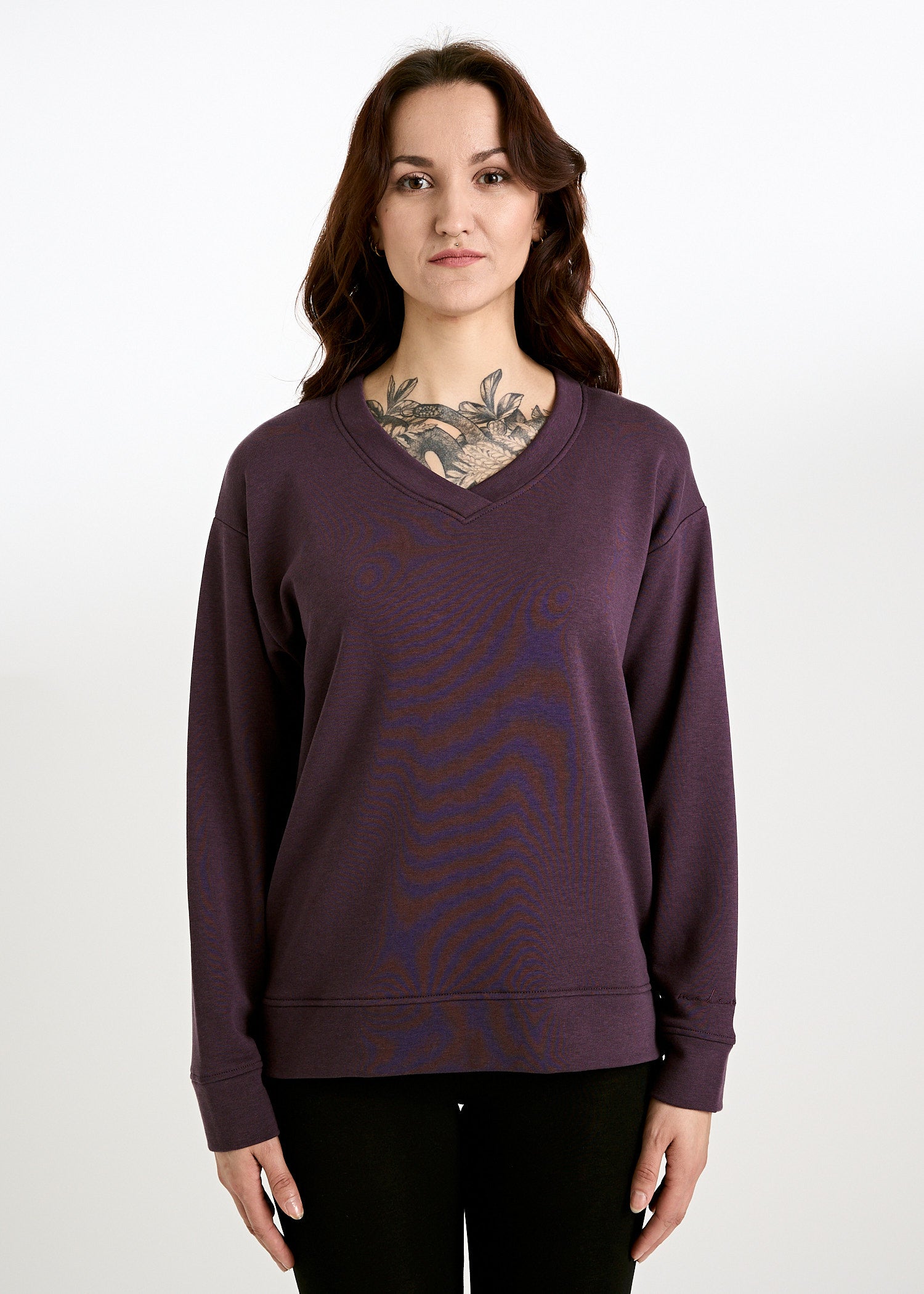 Wijld Sweater Ada Purple Damen Sweatshirt Lyocell