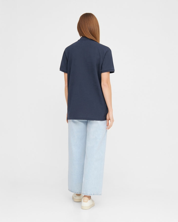 NIKIN TreePolo Poloshirt Dark Navy Bio-Baumwolle