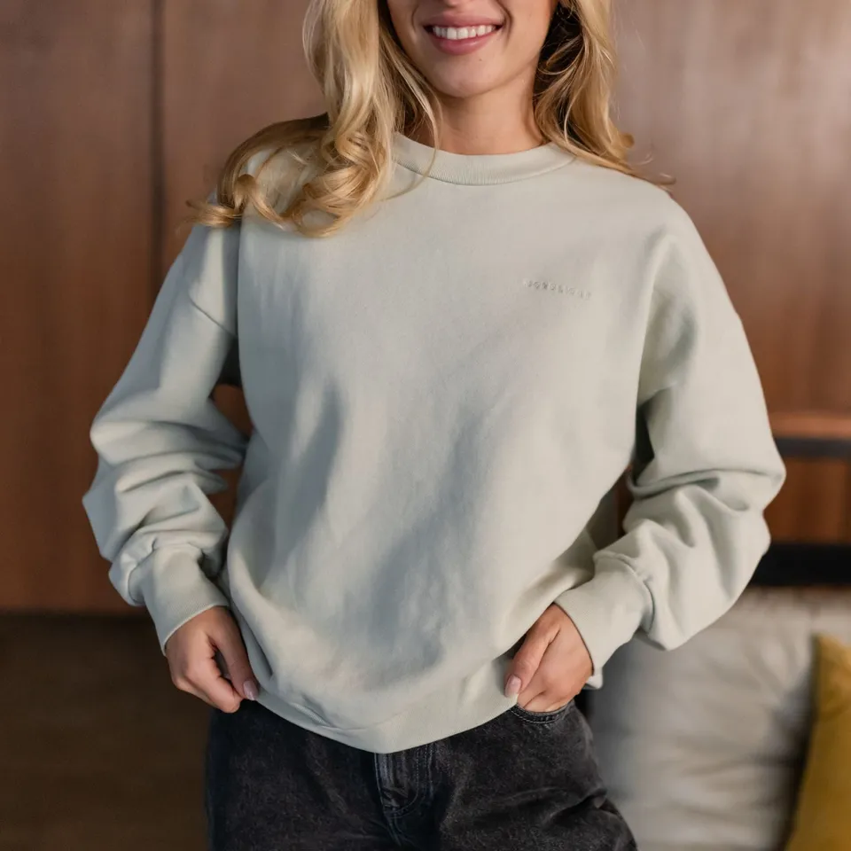 NORDLICHT Jonna Sweater Pullover Grün Bio-Baumwolle