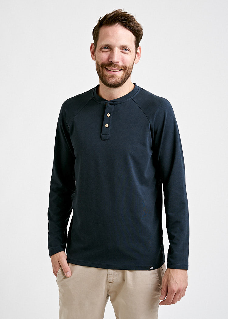 Wijld Fritz Carbon Herren Langarmshirt Lyocell