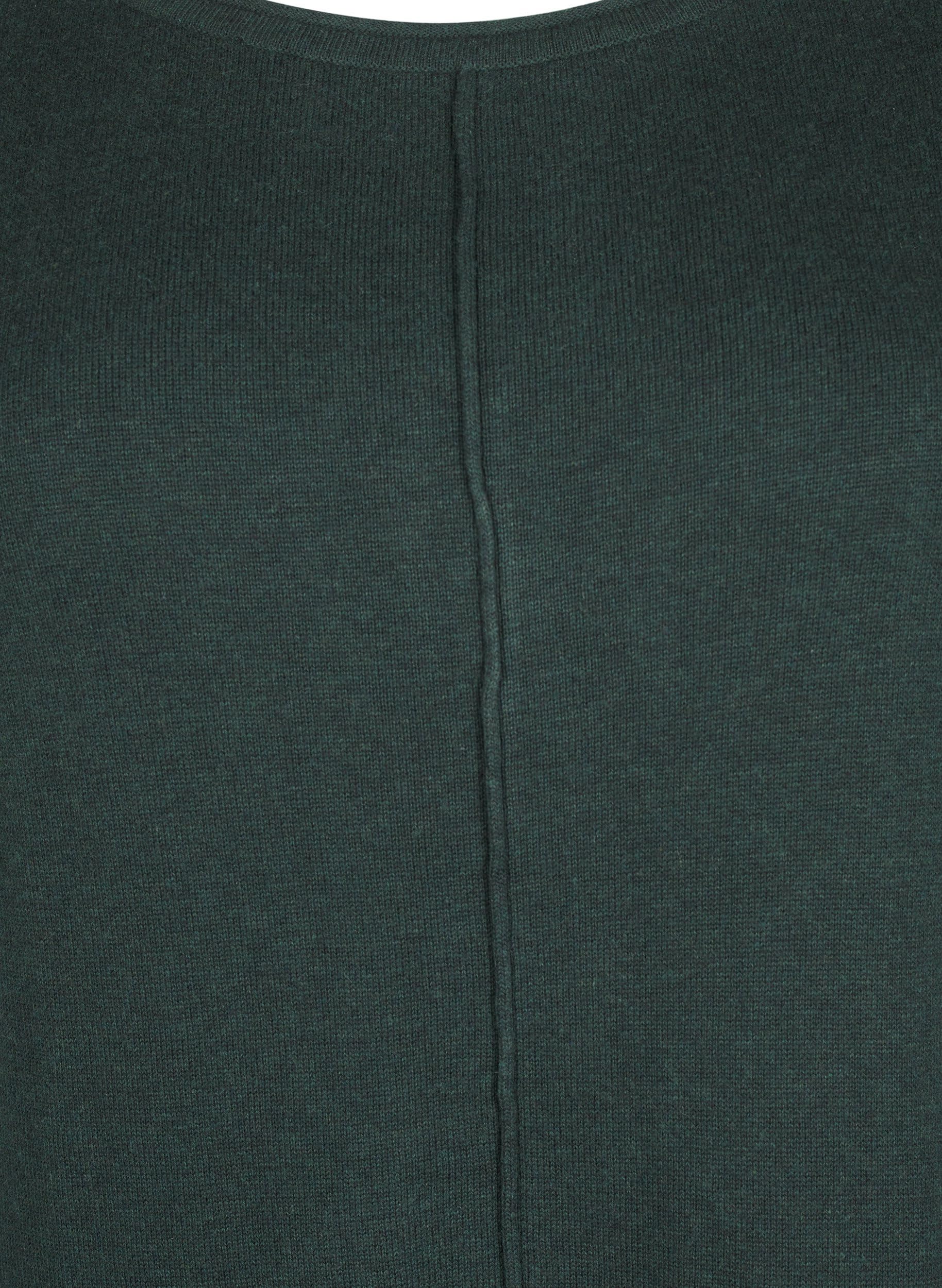 Zizzi Dresses Strickkleid Baumwolle Viskose Langarm