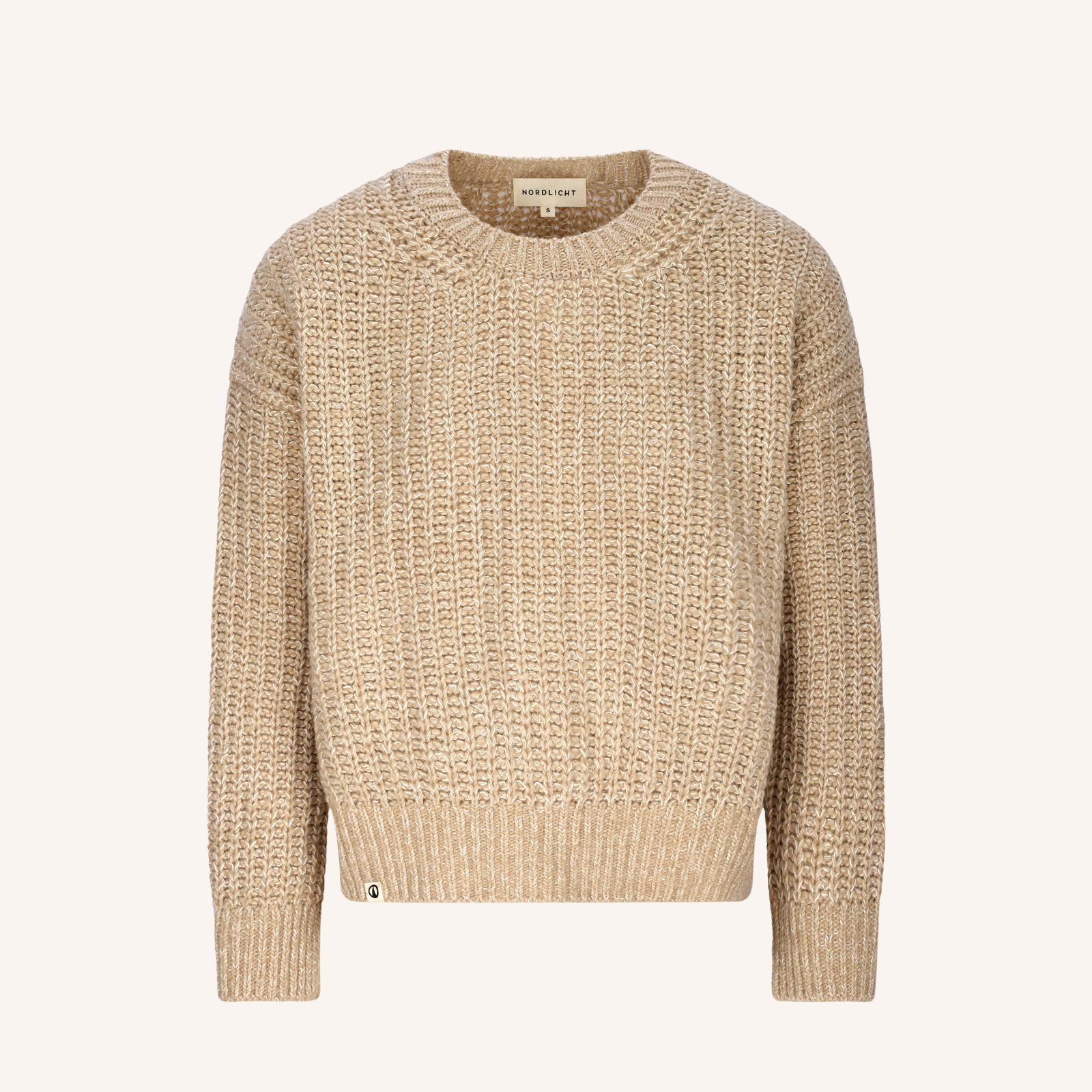 NORDLICHT Mara Wollpullover Natur Recyclingwolle
