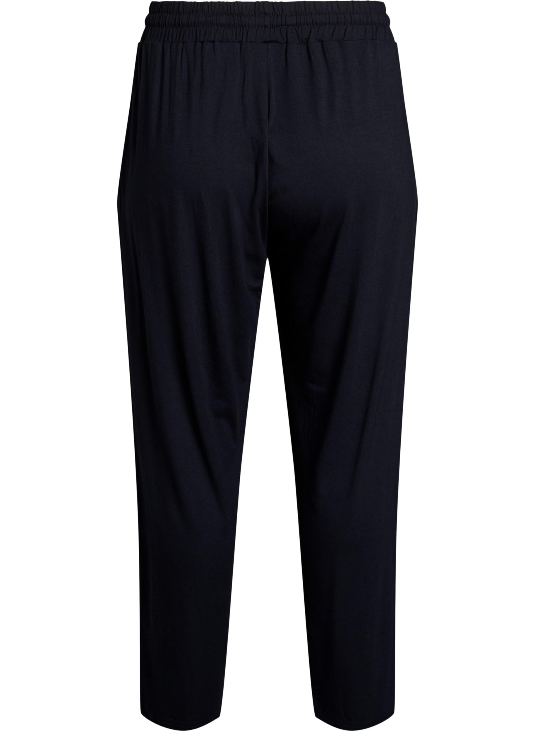 Zizzi Nightwear Schlafhose große Größen 42-44 mit Taschen