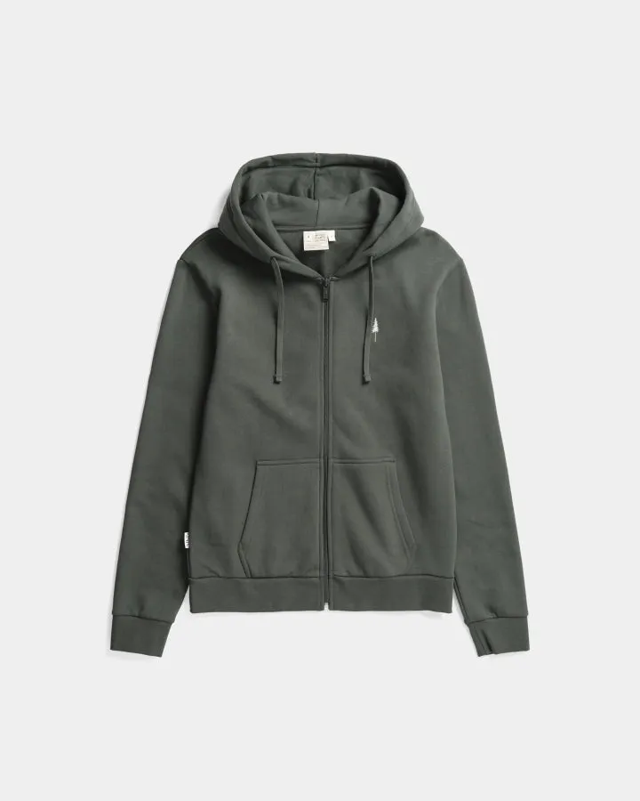 NIKIN TreeHoodie Jacket Hoodie Ash Green Bio-Baumwolle