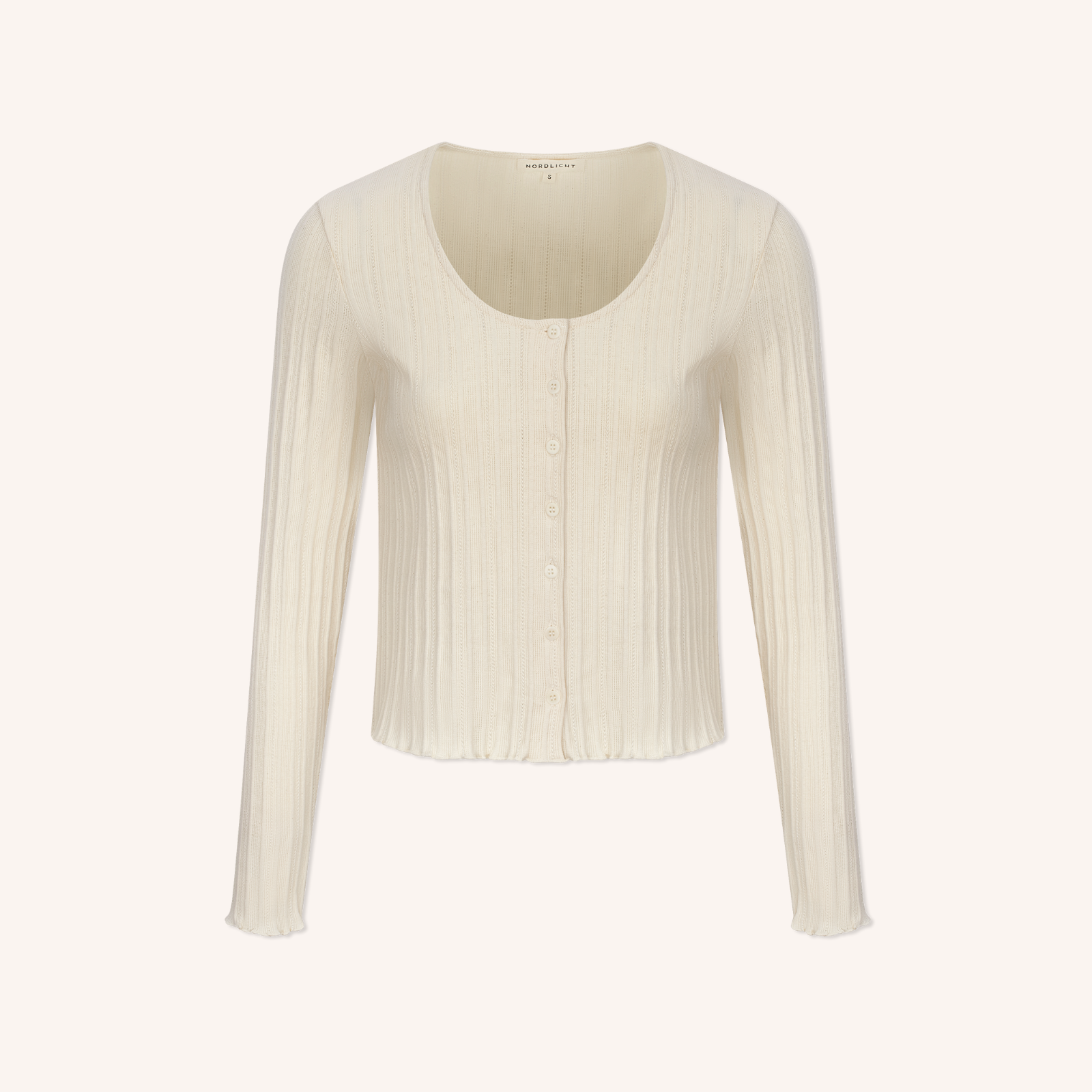 Nordlicht Vida Jersey Cardigan Natur Bio-Baumwolle