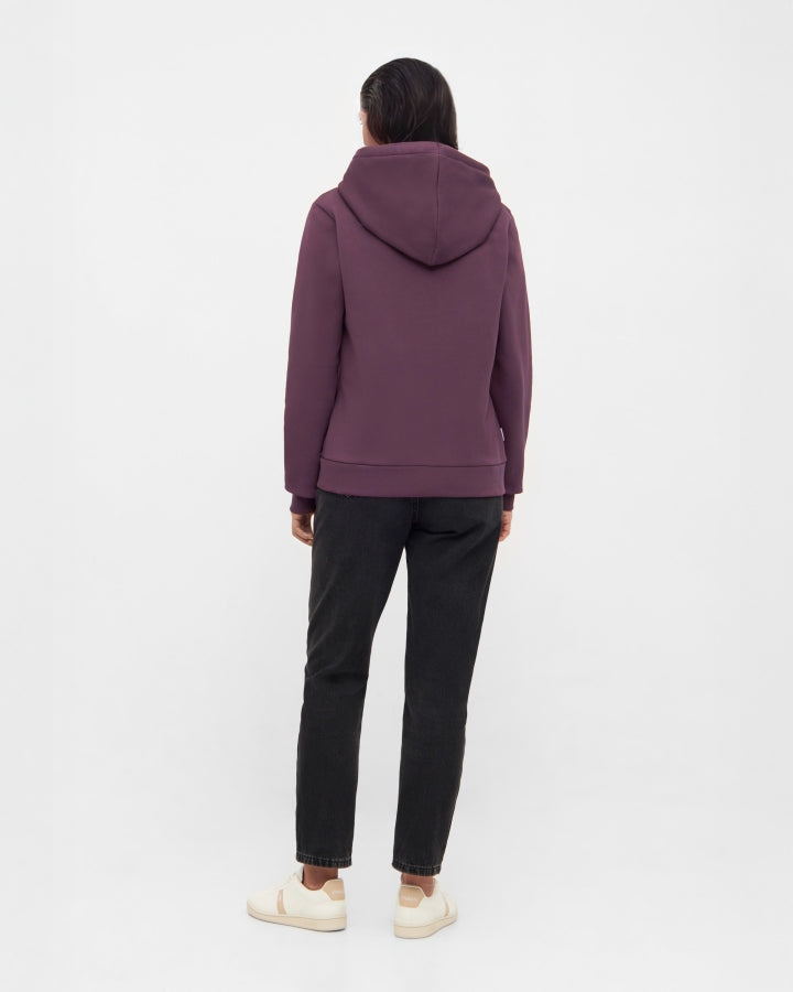 NIKIN TreeHoodie Jacket Women Hoodie Deep Purple Bio-Baumwolle