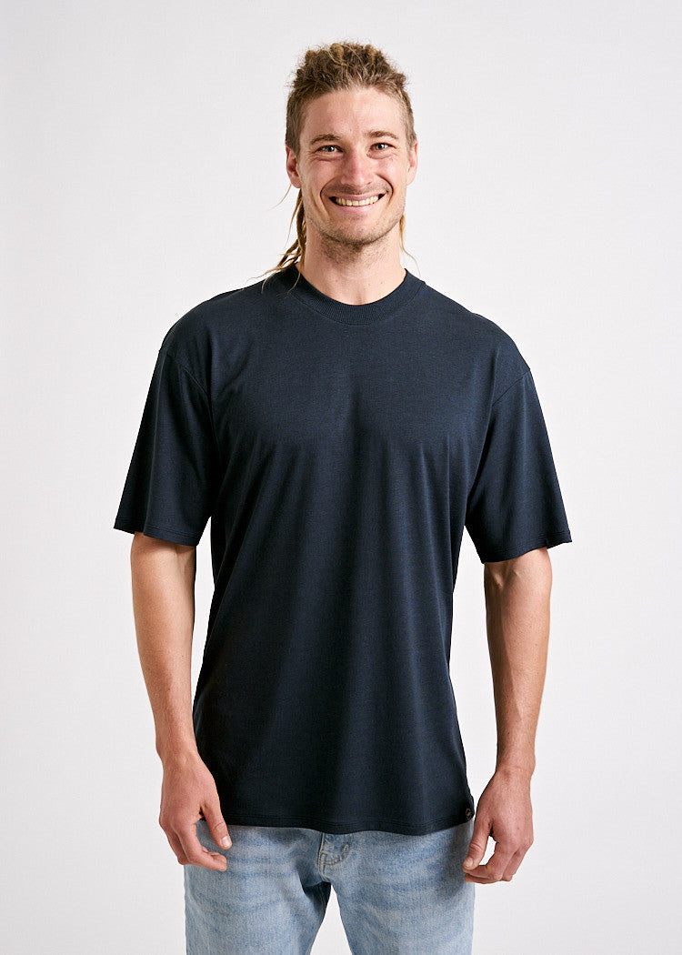 Wijld James Carbon Herren T-Shirt lockerer Schnitt
