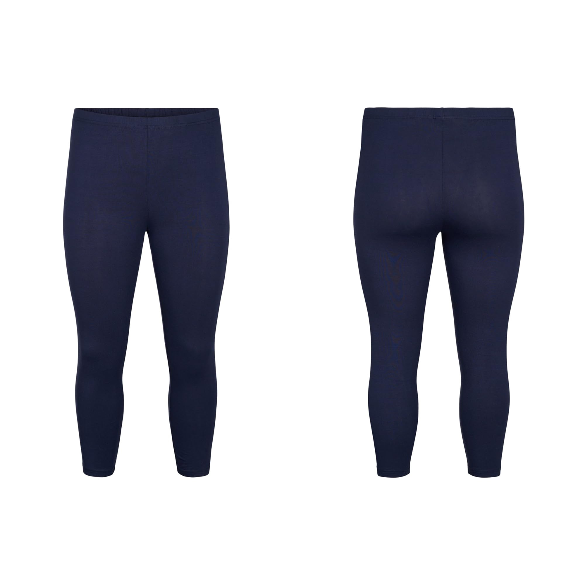 Zizzi Leggings Capri 3/4 Damen Viskose 50-52 Basic