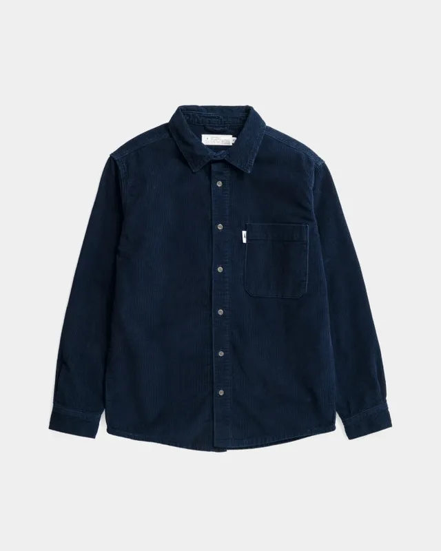 NIKIN TreePlanter Overshirt Corduroy Überhemd Dark Navy Bio