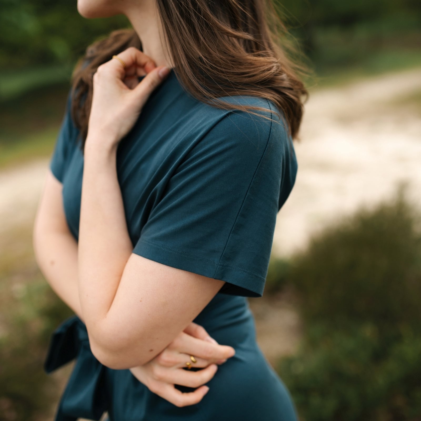 NORDLICHT Minja Wickelkleid Jersey Bio-Baumwolle