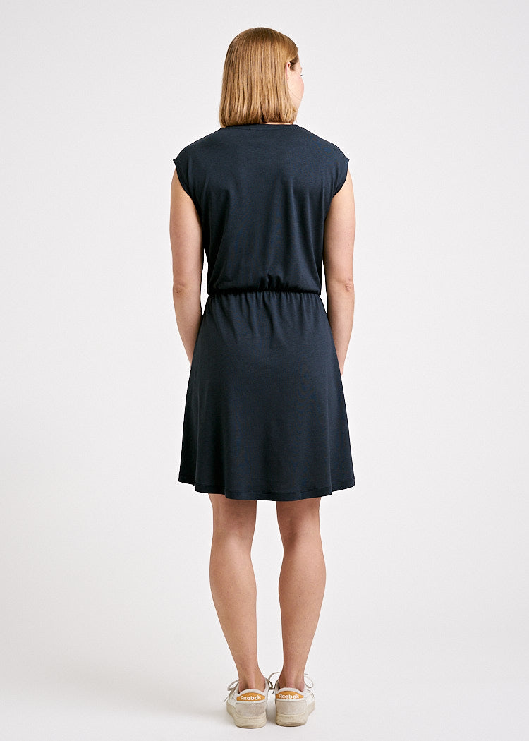 Wijld Carbon Damen Kleid Ärmellos Sommer Lyocell
