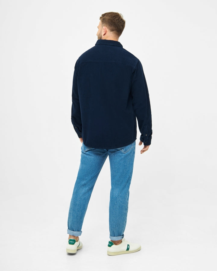 NIKIN TreePlanter Overshirt Corduroy Überhemd Dark Navy Bio