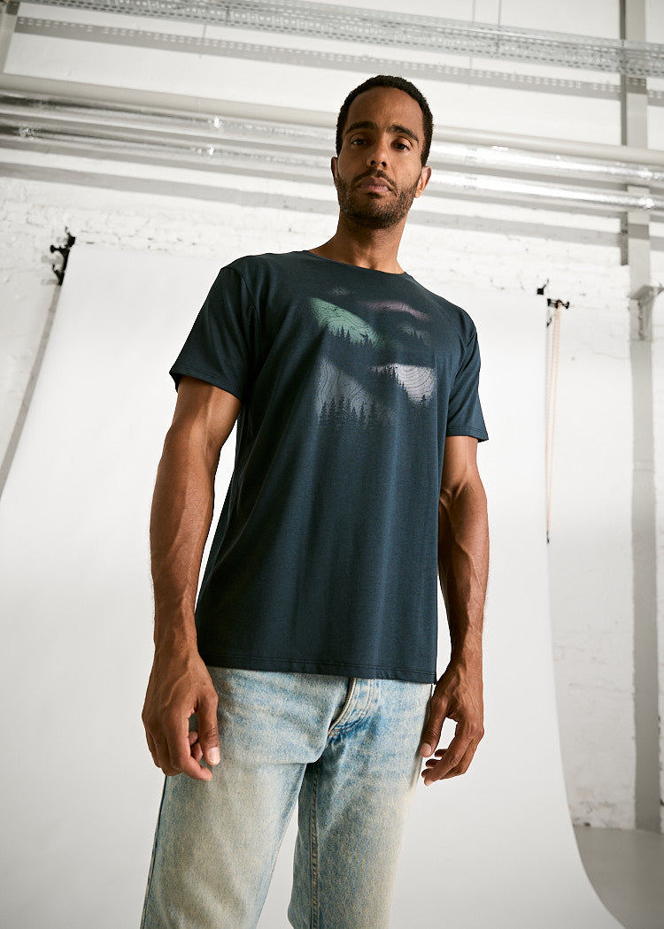 Wijld Alex Brushed Fields Herren T-Shirt Regular