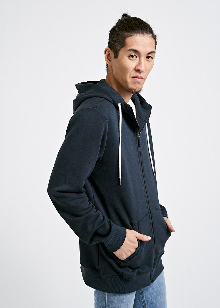Wijld Carbon Herren Sweatjacke mit Kapuze Bio-Baumwolle