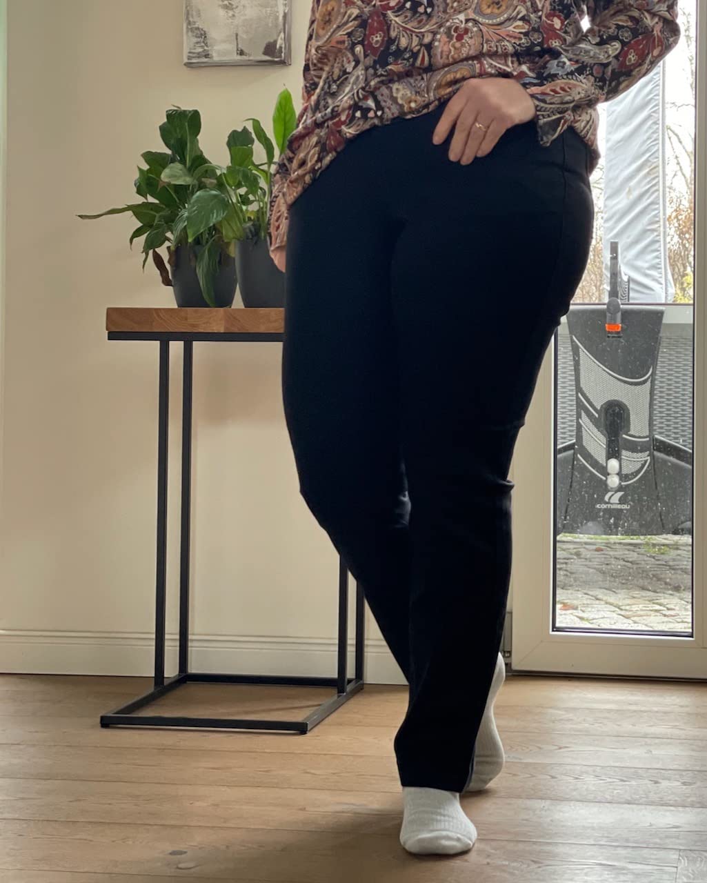 Zizzi Emily Slim Jeans Damen 42W/32L Mid Waist