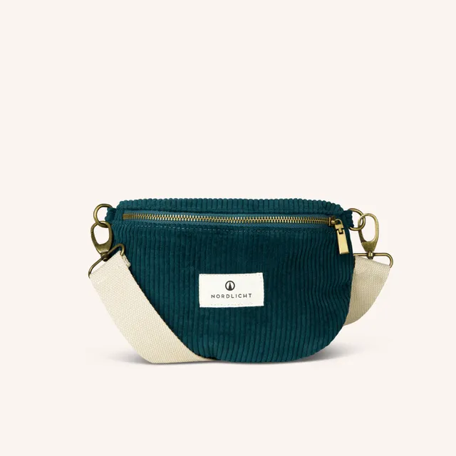NORDLICHT Tomma Bauchtasche Cord Petrol