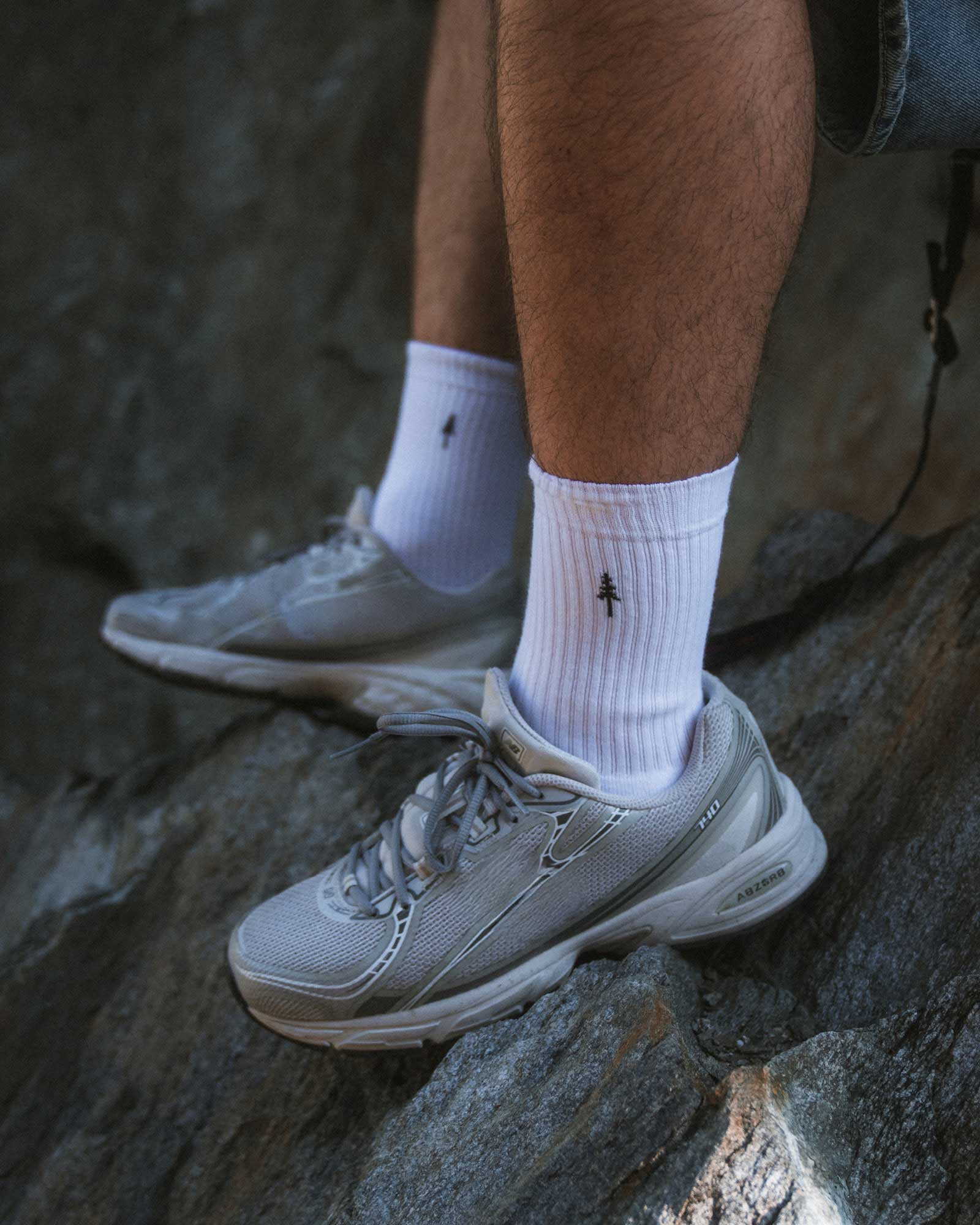 NIKIN TreeSocks Ribbed Classic 2-Pack Socken White