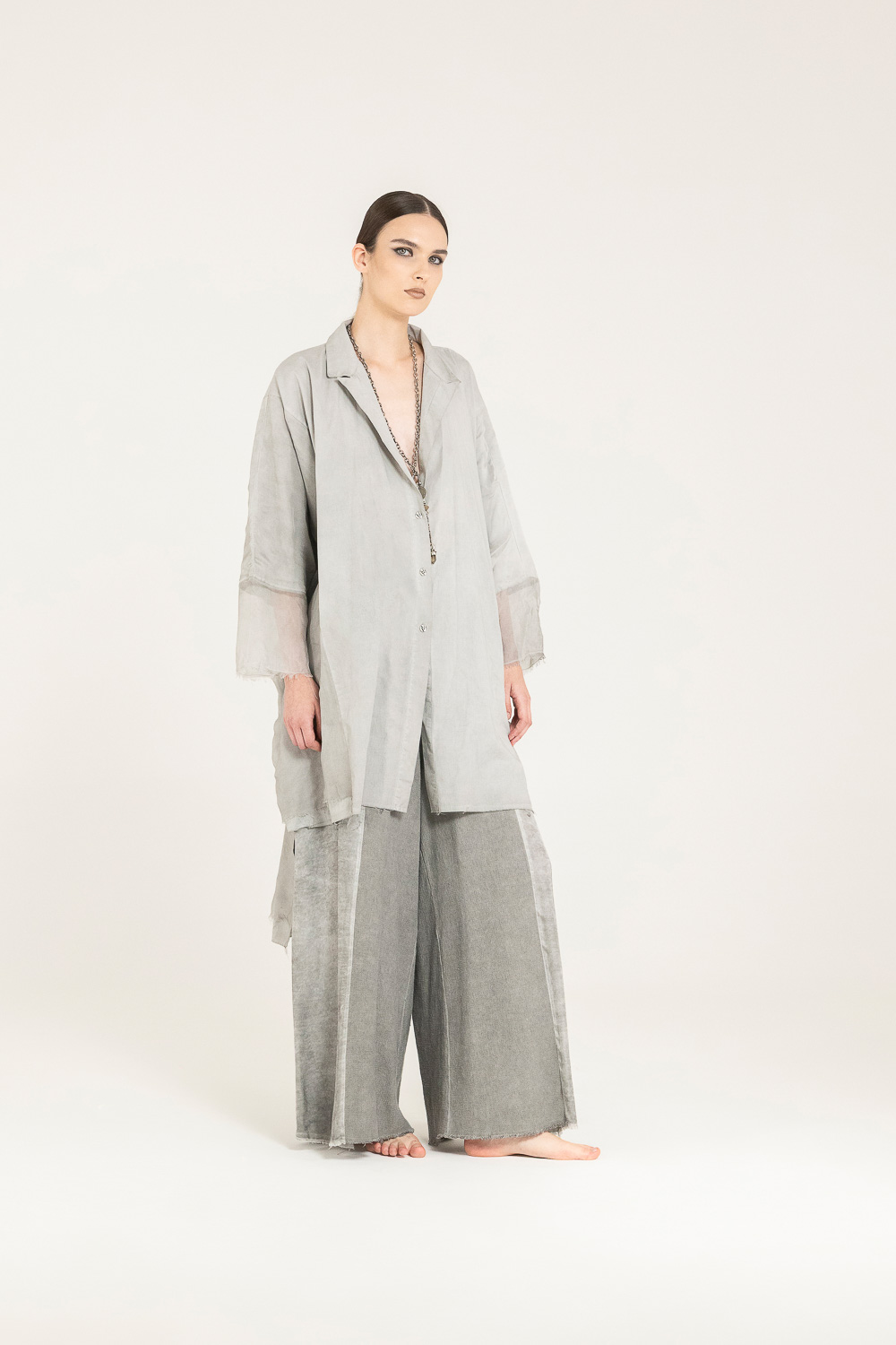 Sanctamuerte Capispalla Kimono Spolverino Viskose
