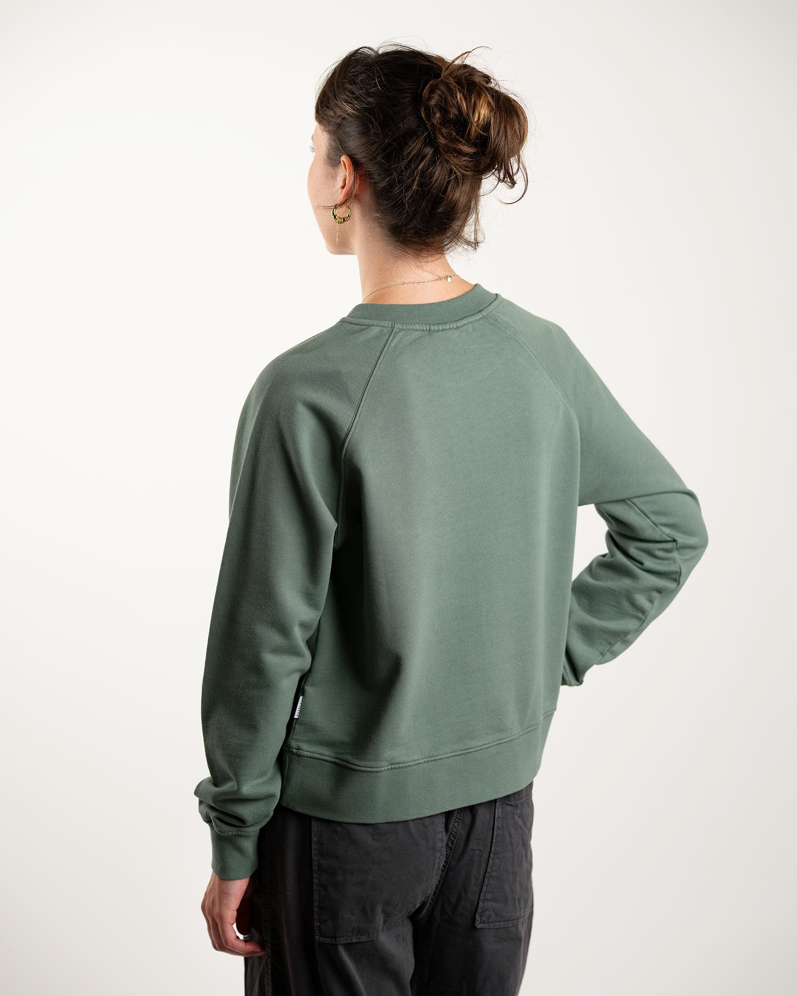 NIKIN TreeSweater Raglan Sage Pullover Damen