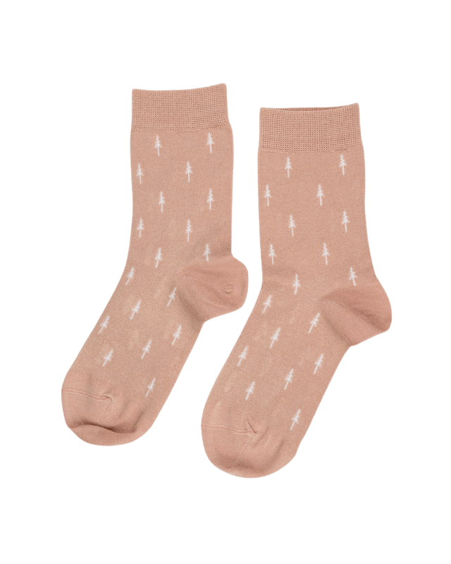 NIKIN TreeSocks Standard Allover Socken Rose Bambus 36-40