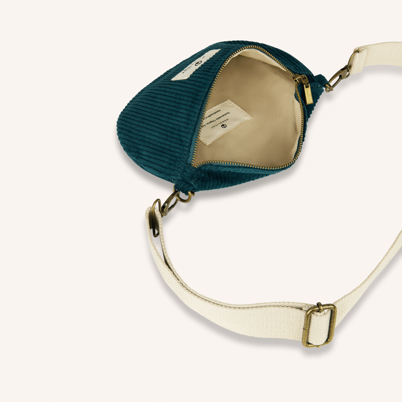 NORDLICHT Tomma Bauchtasche Cord Petrol
