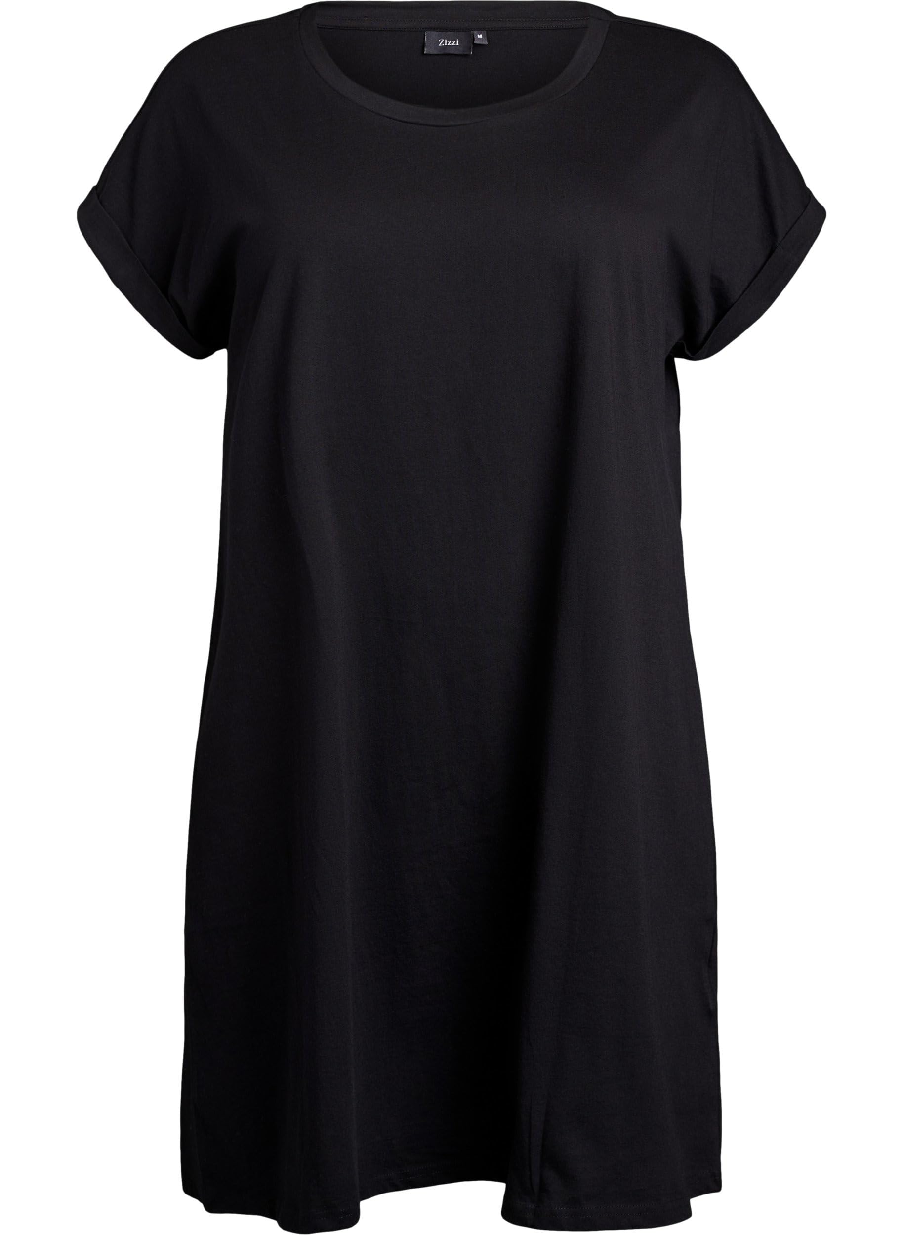 Zizzi 2-Pack Kleid Baumwolle Black 42-44 locker