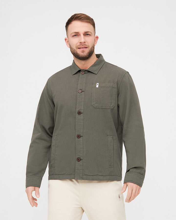 NIKIN TreeJacket Workwear Relaxed Jacke Grape Leaf Bio-Baumwolle