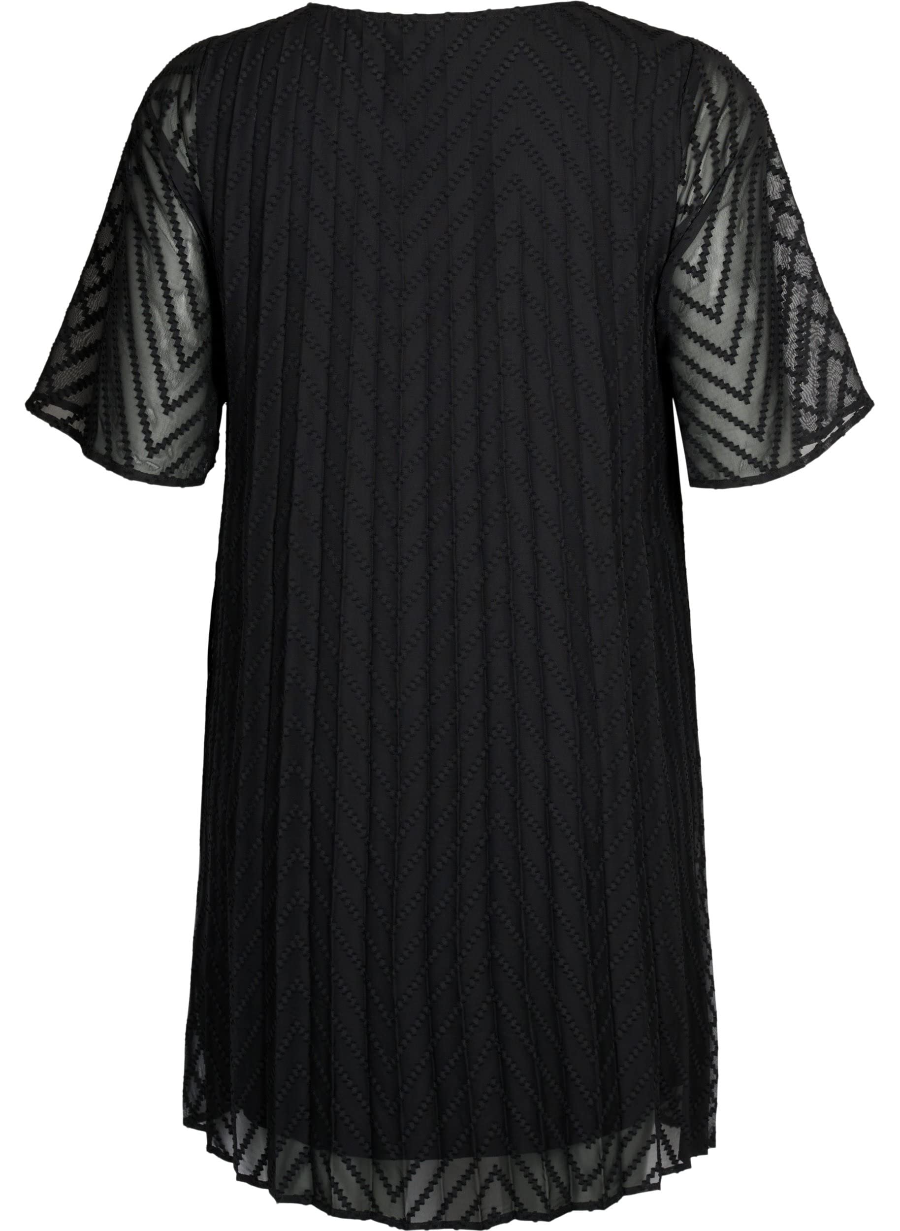 Zizzi Kleid Midi Blumenprint V-Ausschnitt Große Größen