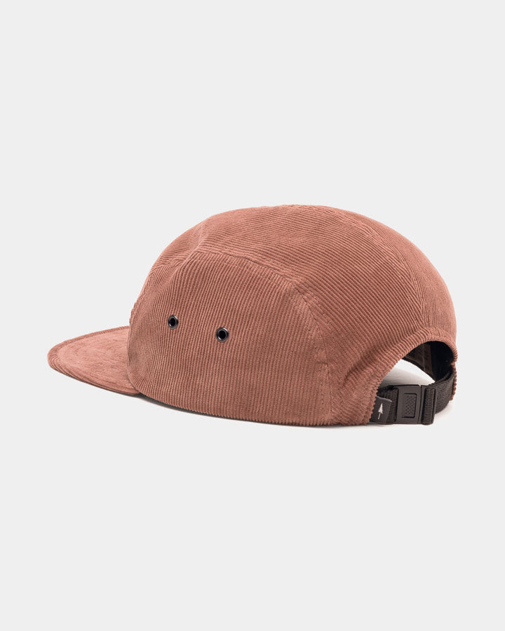 NIKIN TreeCap 5 Panel Cord Cap Chestnut Bio-Baumwolle