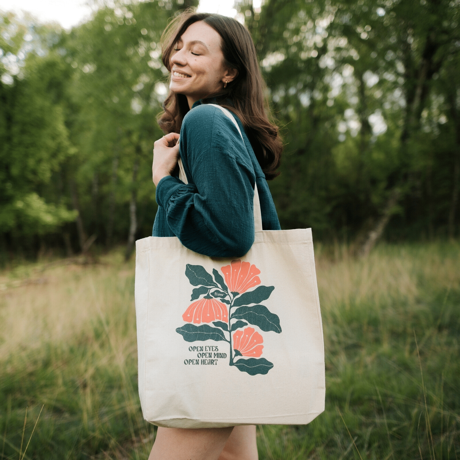 Nordlicht Flow Shopper Natur Bio-Baumwolle