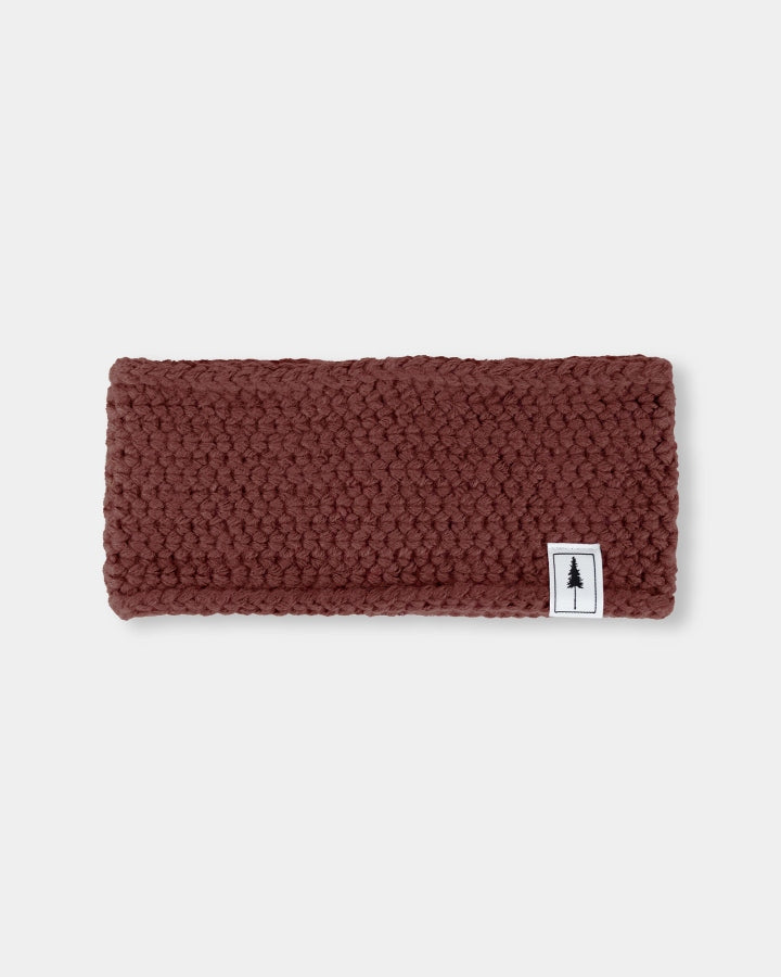 NIKIN TreeHeadband Fleece Stirnband Chestnut One Size