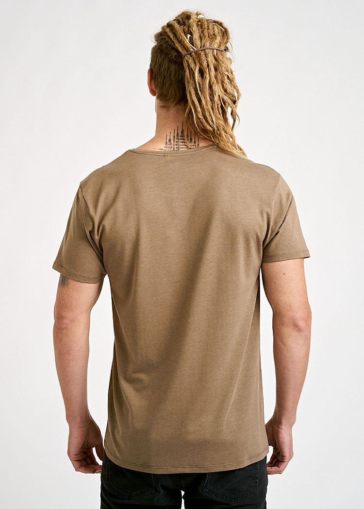 Wijld Alex Shiitake T-Shirt Herren Uni Holz Regular