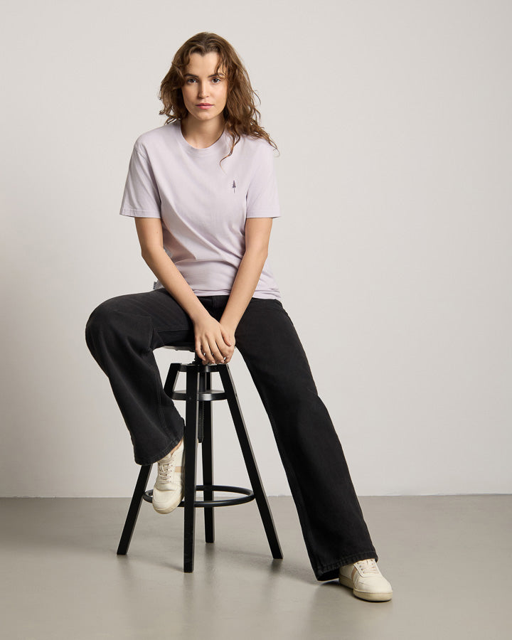 NIKIN TreeShirt T-Shirt Lilac Bio-Baumwolle Pre-wash