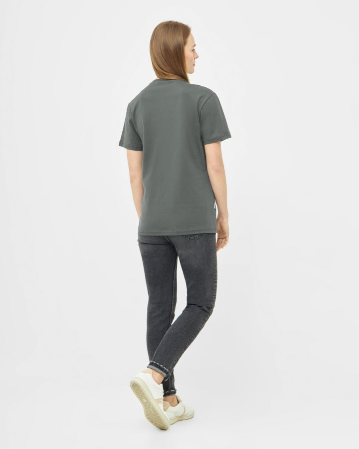 NIKIN TreeShirt Plain T-Shirt Ash Green Bio-Baumwolle