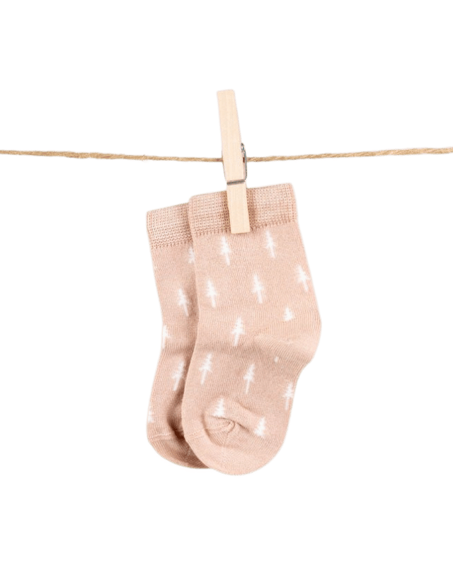 NIKIN TreeSocks Kids Allover Socken Rose Bambus 19-22
