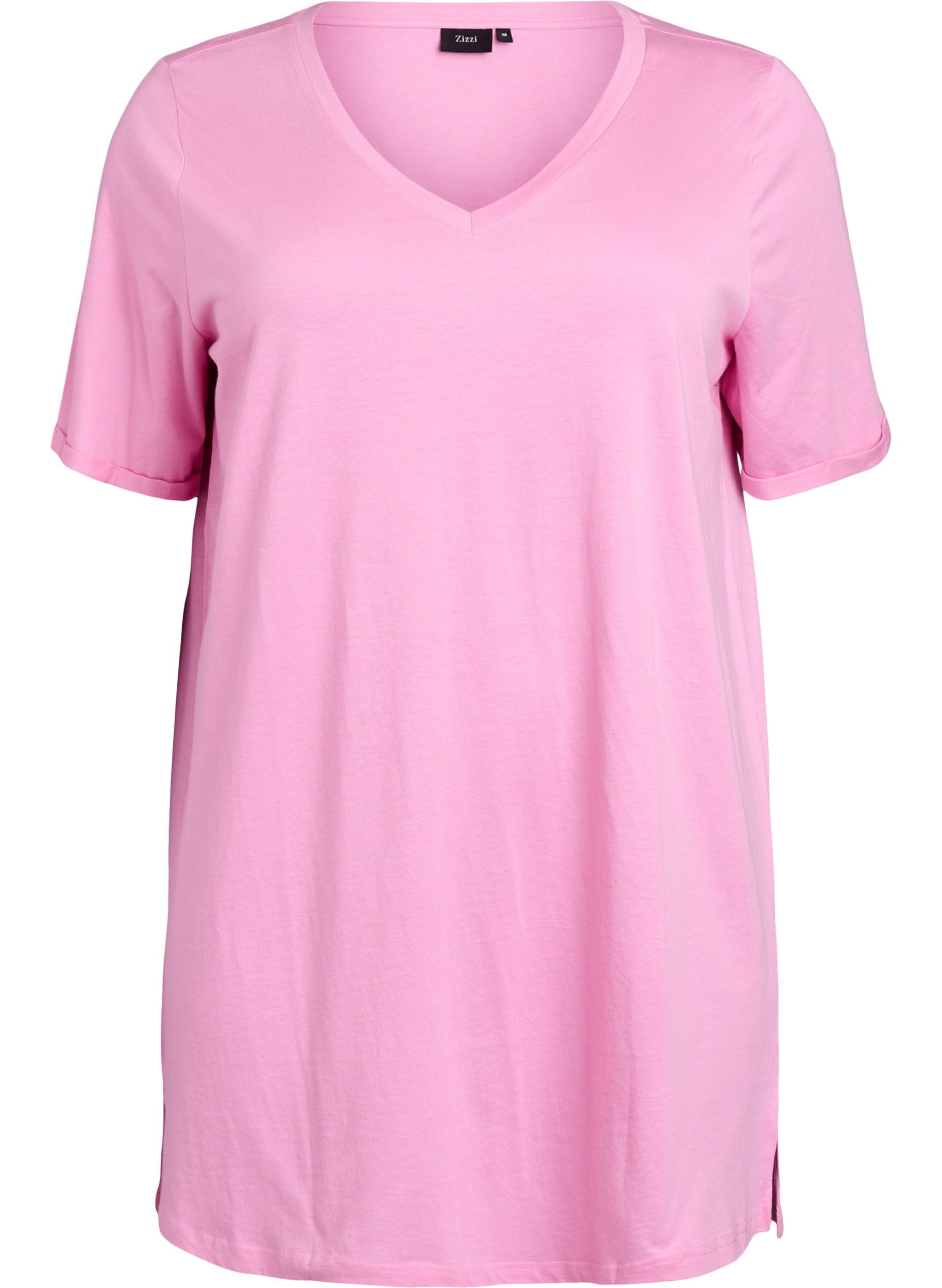 Zizzi T-Shirt Oversize Baumwolle Print Große Größen