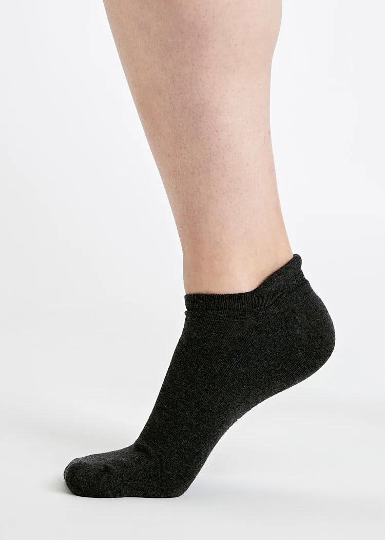 Wijld Woodsocks Sneakersocken Anthrazit Lyocell
