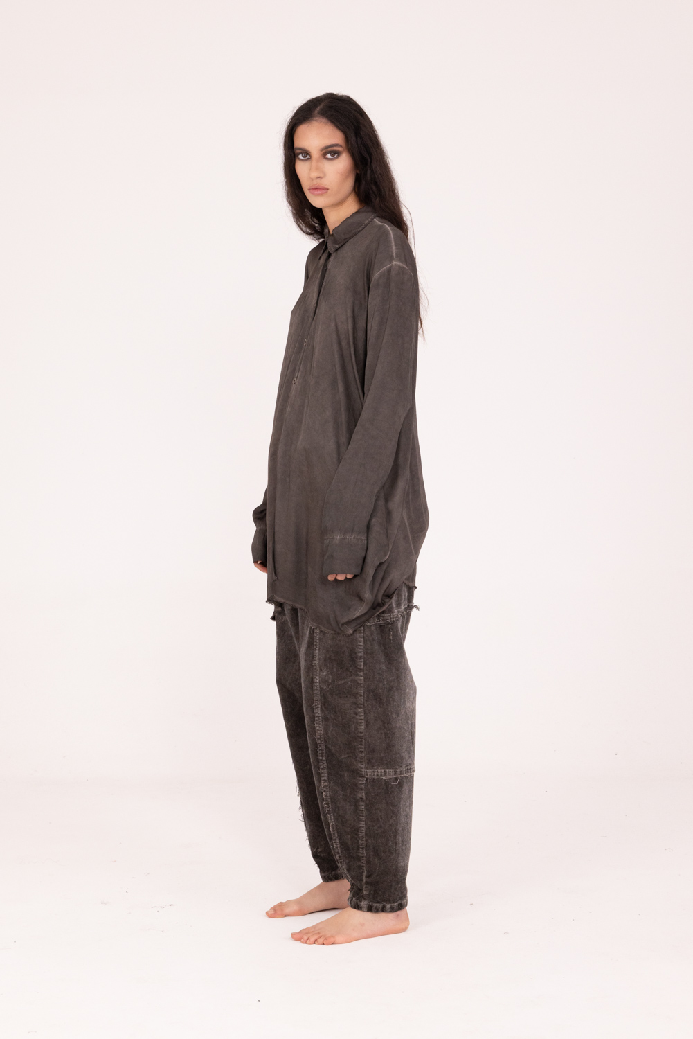 Sanctamuerte Camicie Camicia Over Bluse Viskose Oversize