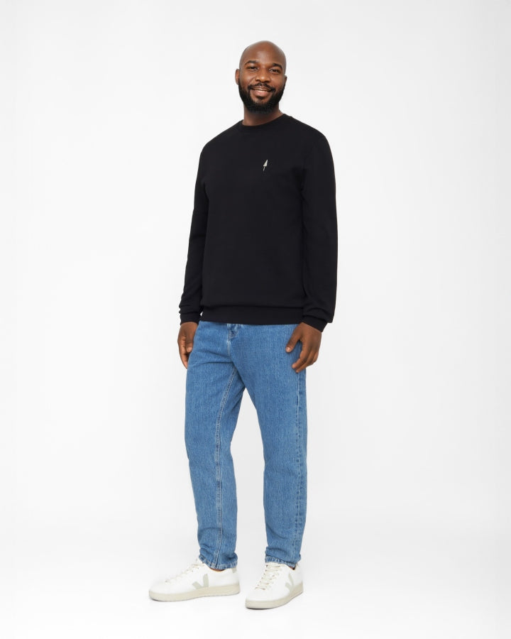 NIKIN TreeSweater Black Sweater Schwarz Bio-Baumwolle