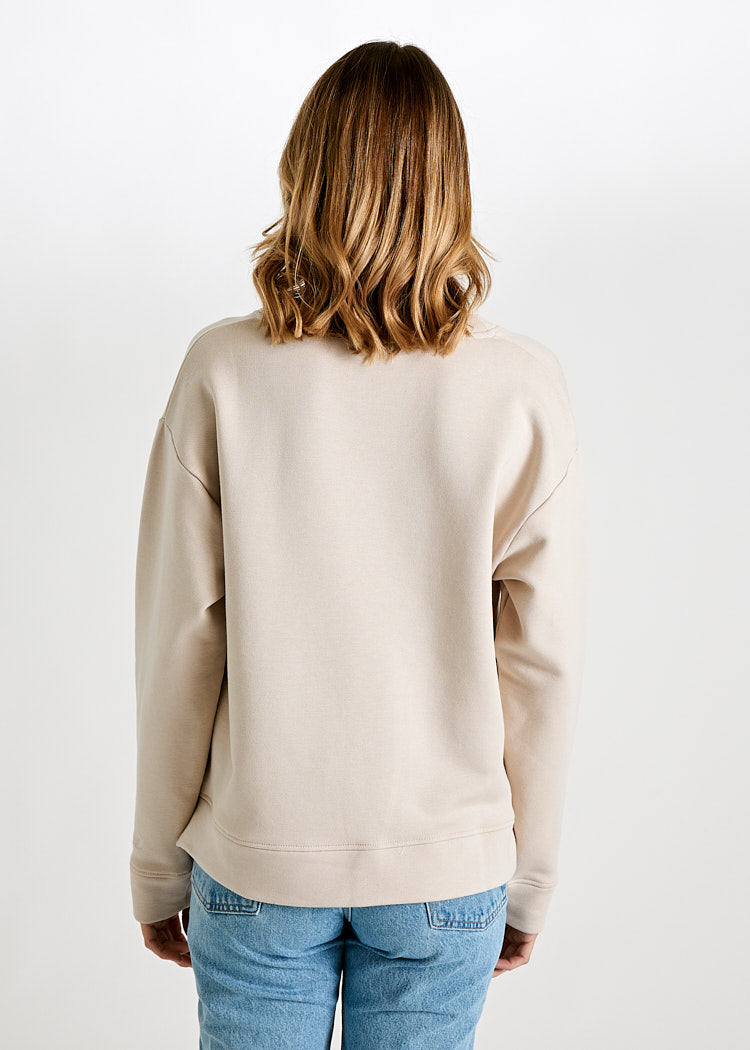Wijld Ada Pumice Stone Damen Sweater V-Ausschnitt