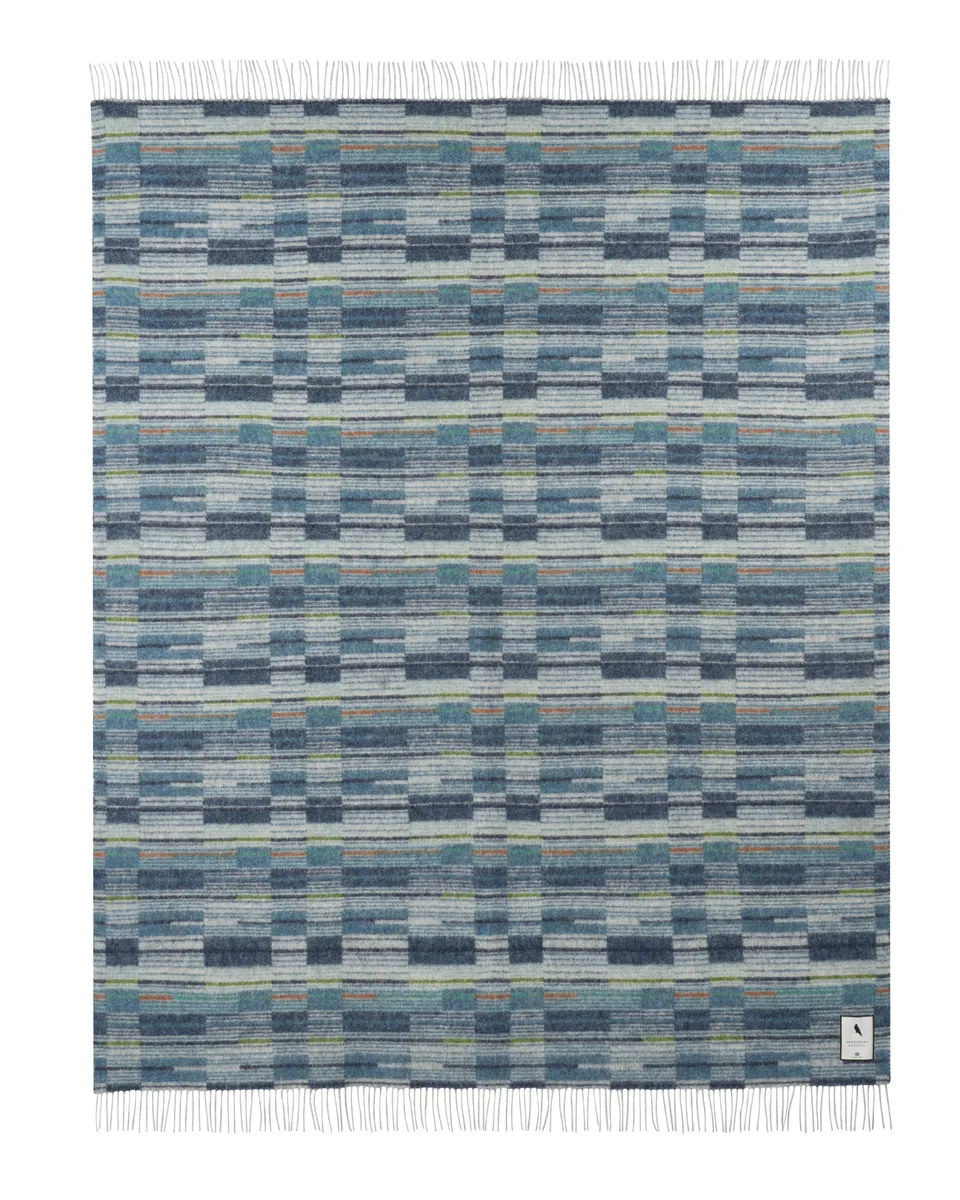 Peregrine Wool Blanket Wolldecke Rework Lammwolle Britisch