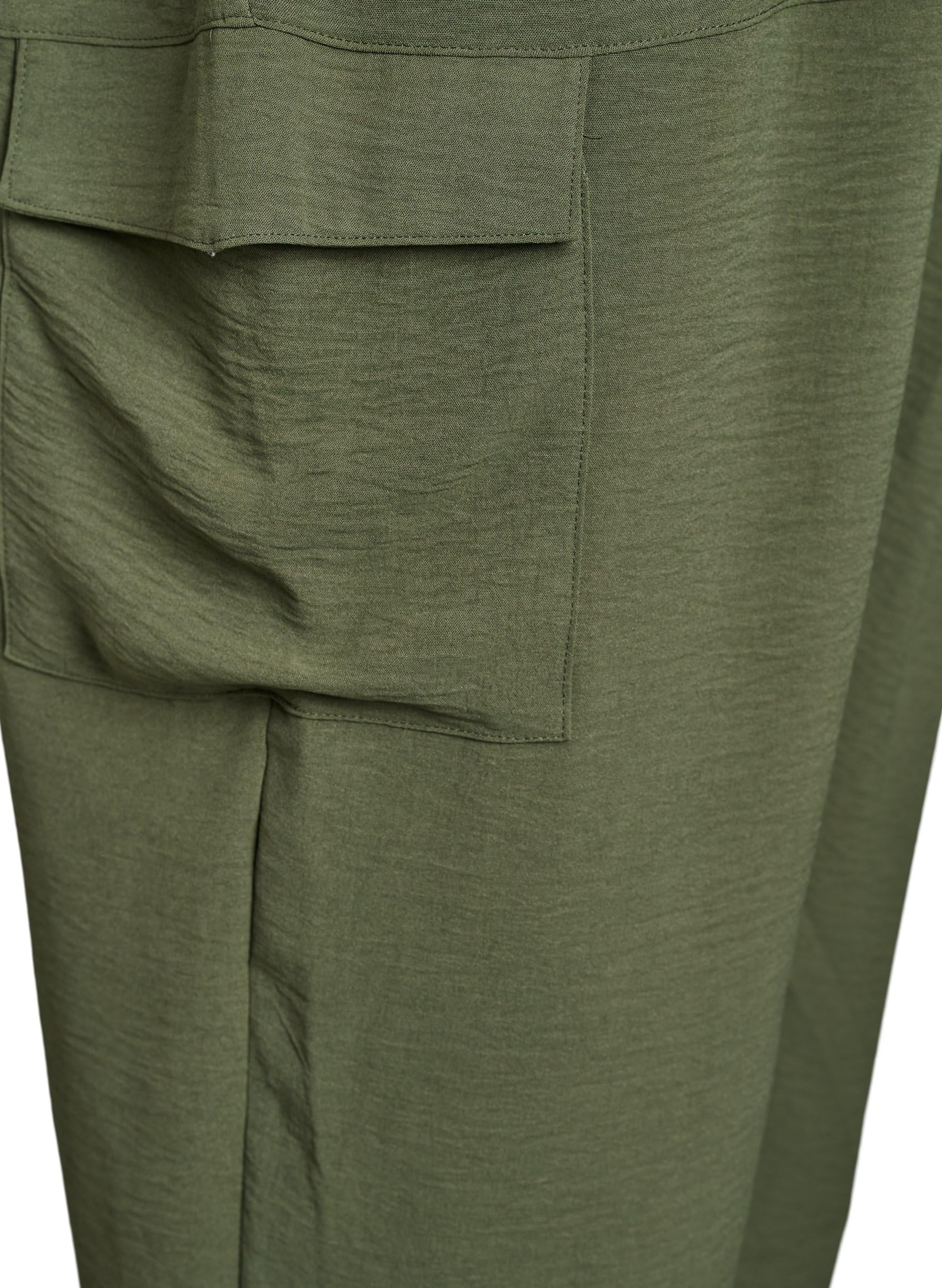 Zizzi Haremshose Taschen elastisch Freizeithose locker