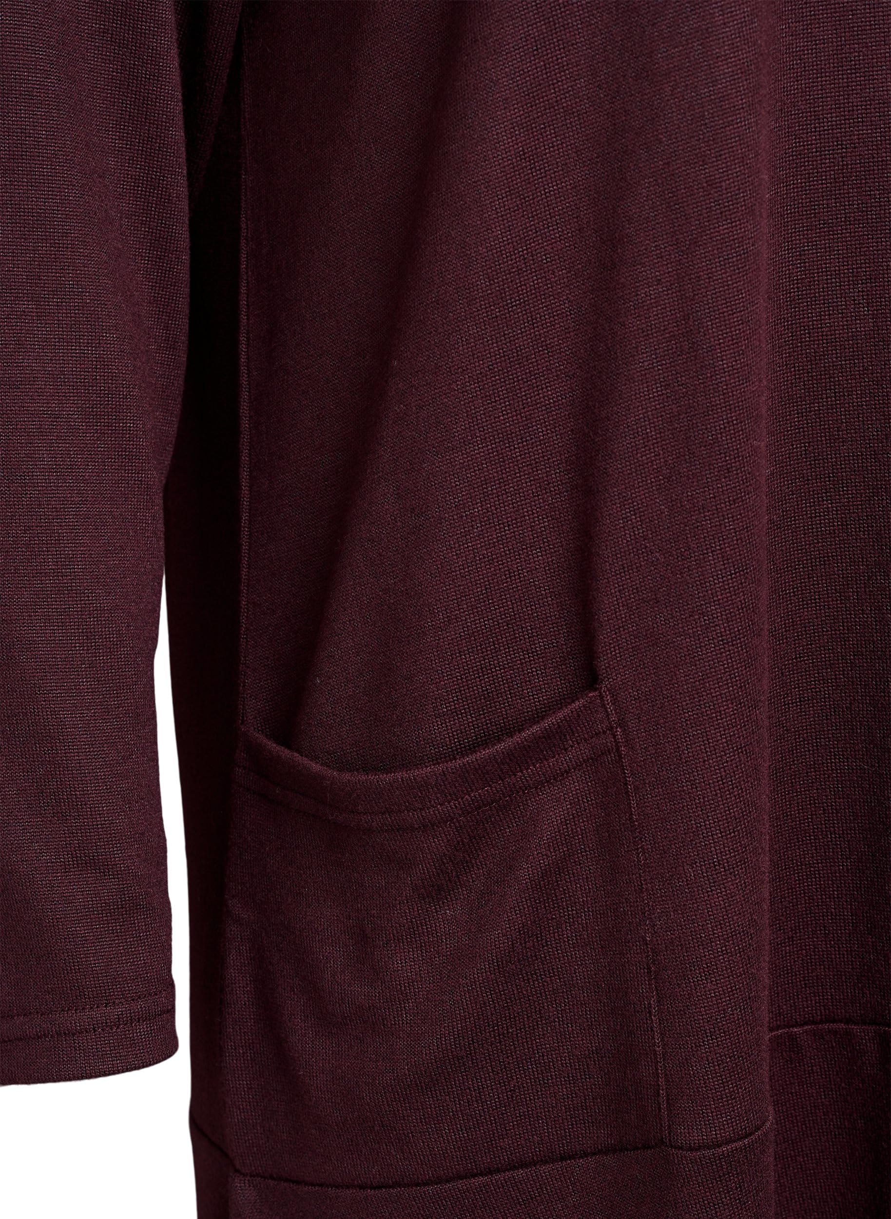 Zizzi Kleid Jersey Langarm A-Linie Große Größen 42-44