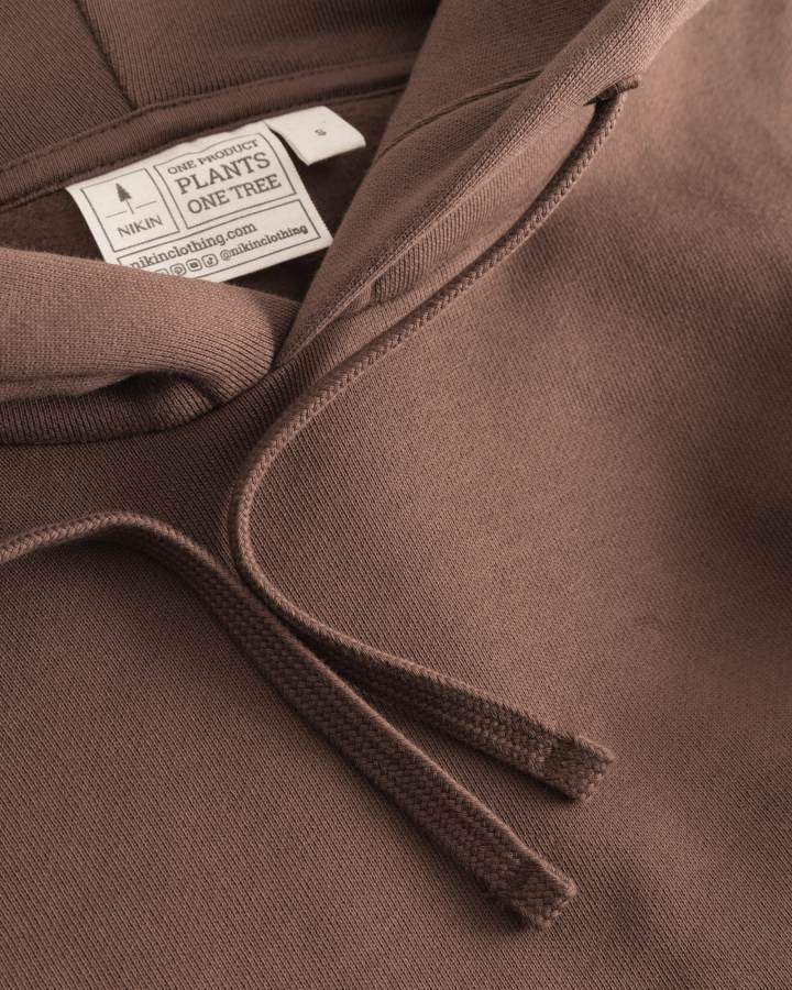 NIKIN TreeHoodie Kapuzenpullover Walnut Bio-Baumwolle
