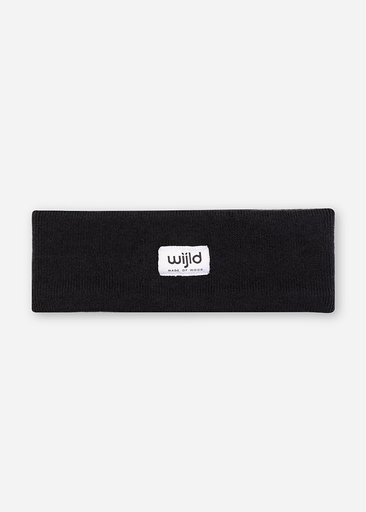 Wijld Headband Black Stirnband Holzfaser