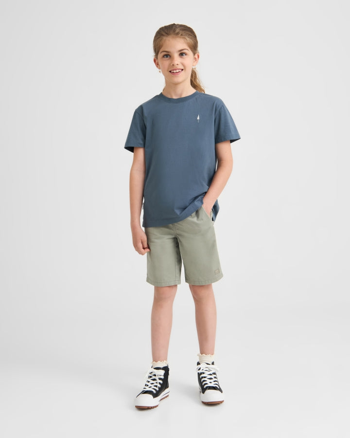 NIKIN TreeShirt Kids T-Shirt Steel Blue Bio-Baumwolle